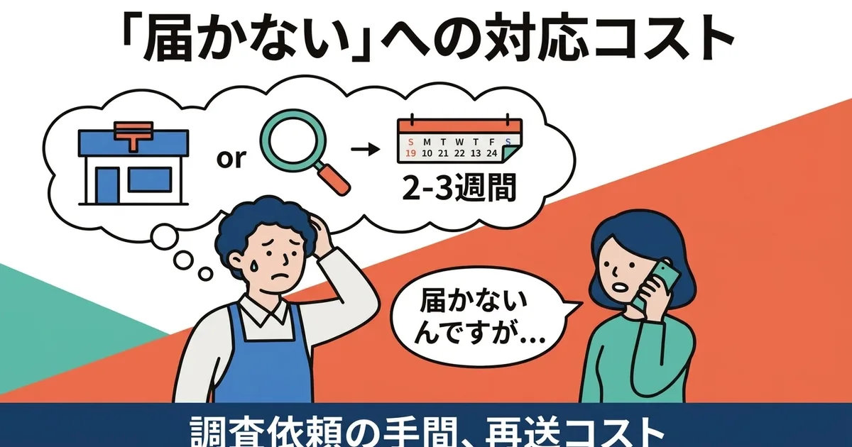 追跡ありの配送サービスを選ぶべき理由と、追跡なしのリスク