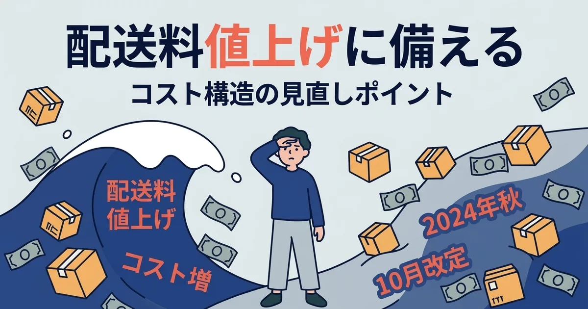 配送料金の値上げに備える｜コスト構造を見直すチェックポイント