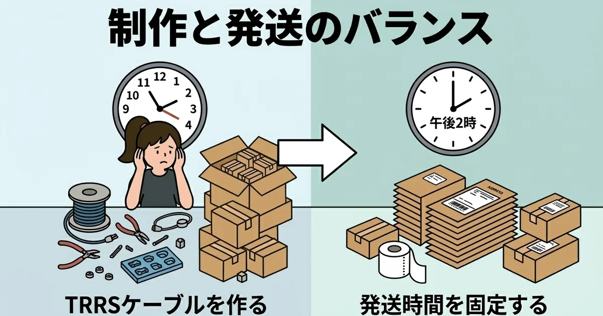 ものづくりに集中するための発送業務の組み立て方｜製作と発送の両立